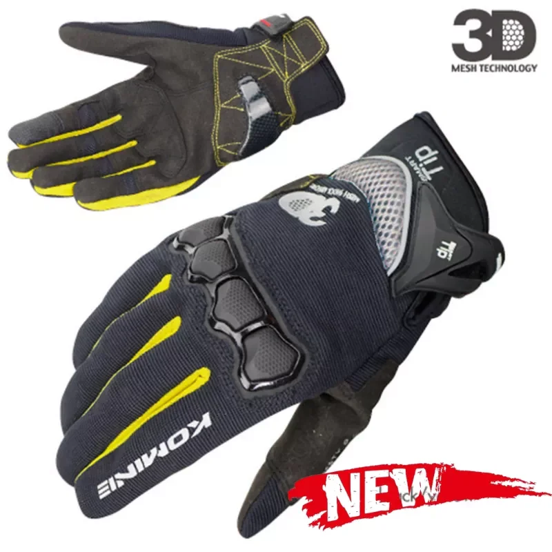 KOMINE Summer Motorcycle Gloves Breathable 3D Mesh Motocross Off-Road Riding Gloves Men Street Moto Protective Gear GK-162
KOMINE Summer Motorcycle Gloves Breathable 3D Mesh Motocross Off-Road Riding Gloves Men Street Moto Protective Gear GK-162
