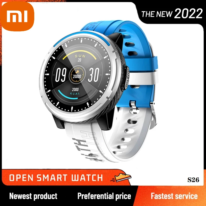 xiaomi S26 Luxury BT Call Smart Watch Remote Camera Music Control Heart Rate Monitoring Sports Wrist For Android IOS Phone
xiaomi S26 Luxury BT Call Smart Watch Remote Camera Music Control Heart Rate Monitoring Sports Wrist For Android IOS Phone