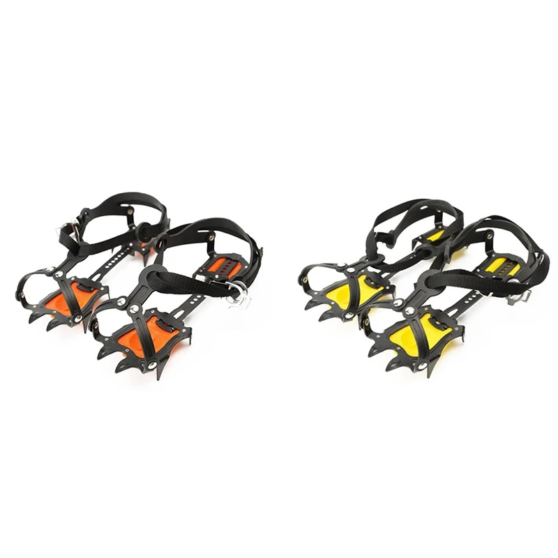 10 Steel Teeth Anti-Skid Snow Ice Climbing Crampons Shoes Cleats Overshoes Anti Slip Ice Grippers Shoe Claws
10 Steel Teeth Anti-Skid Snow Ice Climbing Crampons Shoes Cleats Overshoes Anti Slip Ice Grippers Shoe Claws