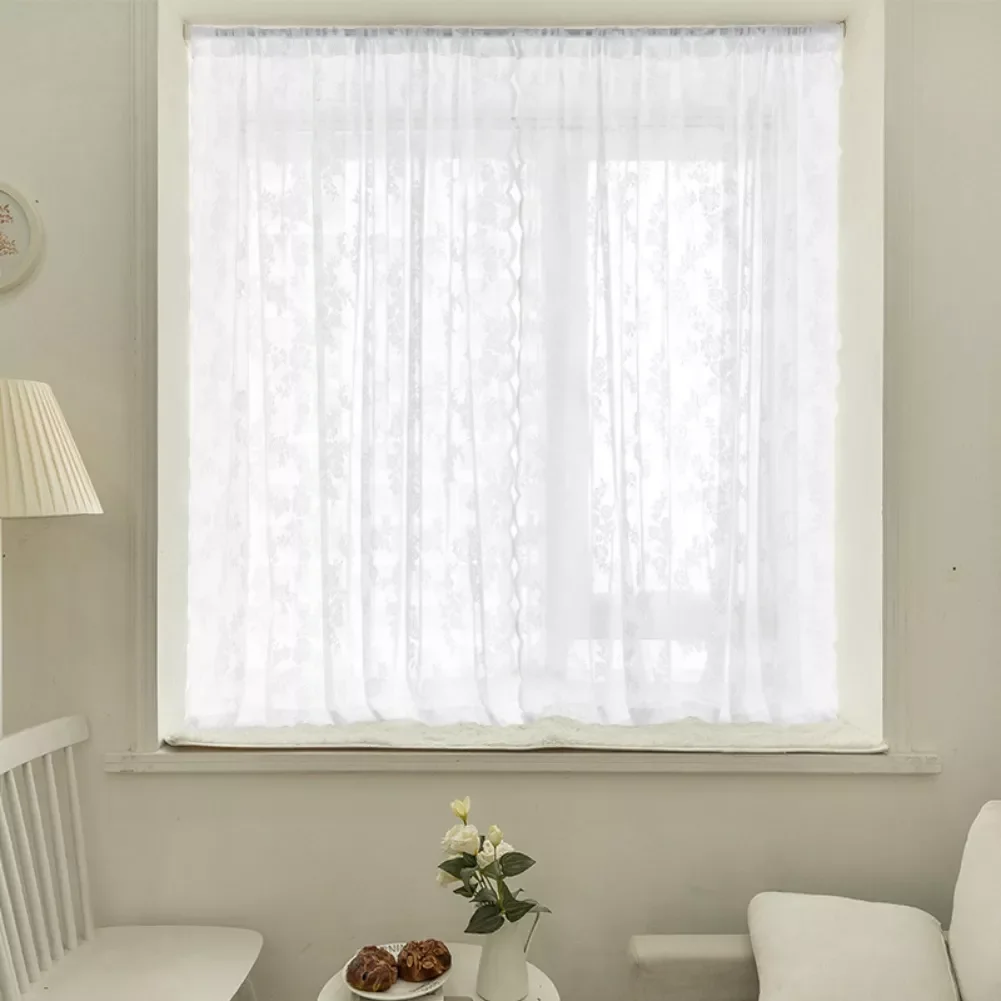 Curtain Tulle Window Curtains For Bedroom Kitchen European Floral Lace Sheer Voile Curtain For Living Room Wedding Decor
Curtain Tulle Window Curtains For Bedroom Kitchen European Floral Lace Sheer Voile Curtain For Living Room Wedding Decor