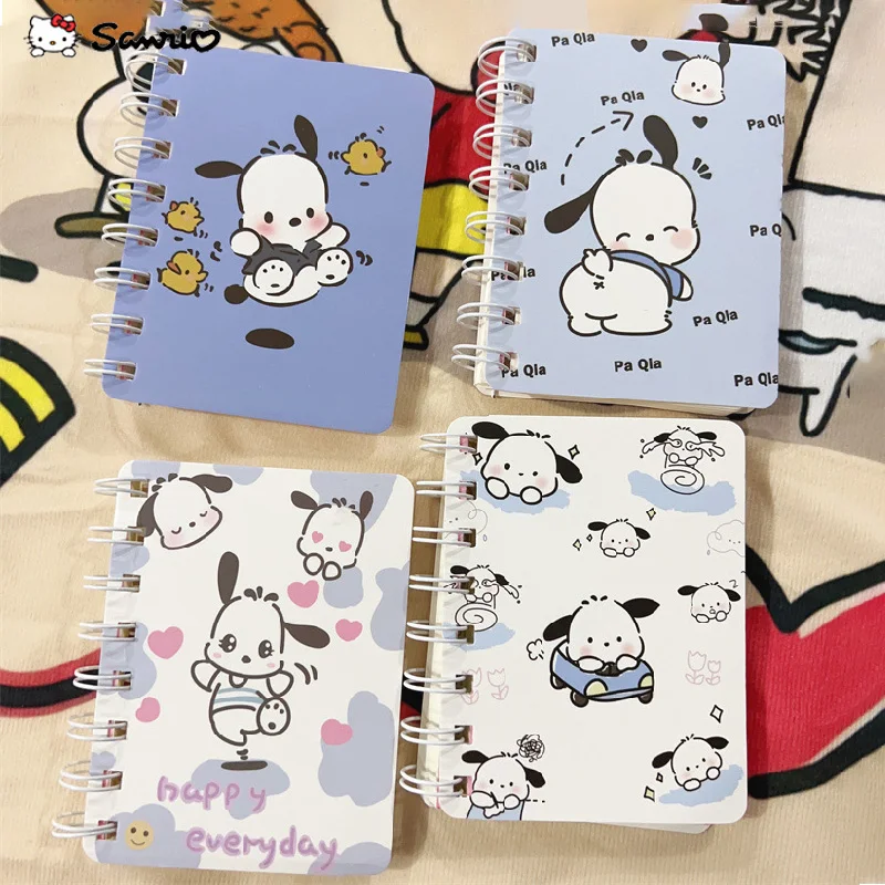 4Pcs Sanrio Cute Pachacco Notebook A7 Cartoon Loose Leaf Binder Notebook Student Kawaii Diary Office Stationery Supplies Gift
4Pcs Sanrio Cute Pachacco Notebook A7 Cartoon Loose Leaf Binder Notebook Student Kawaii Diary Office Stationery Supplies Gift
