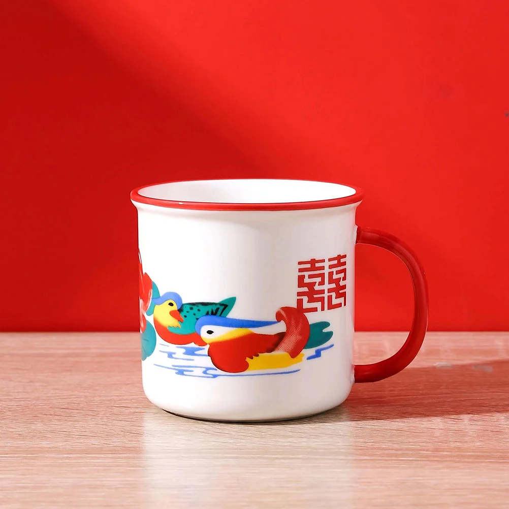 Wedding Themed Mug Cup Chinese Style Vintage Cup Portable Drinking Mug With Handle Wedding Gift
Wedding Themed Mug Cup Chinese Style Vintage Cup Portable Drinking Mug With Handle Wedding Gift