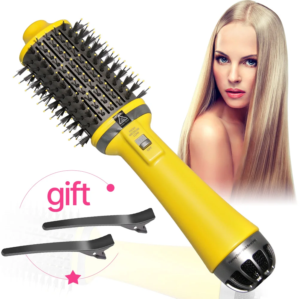 1000W One Step Hair Dryer Volumizer Electric Blow Dryer Hot Air Brush Hair Straightener Curler Comb Hair Dryer and Styler
1000W One Step Hair Dryer Volumizer Electric Blow Dryer Hot Air Brush Hair Straightener Curler Comb Hair Dryer and Styler
