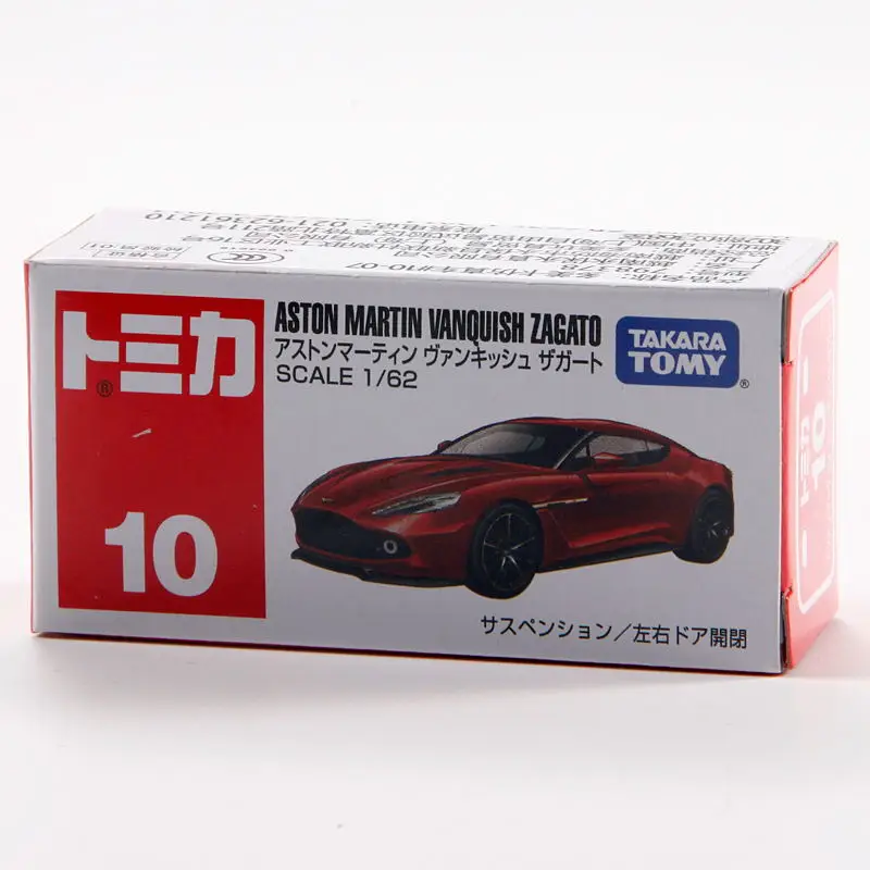 

Takara Tomy Tomica № 10 Aston Martin Vanquish загато масштаб 1/62 металлическая модель автомобиля под давлением, игрушечный автомобиль