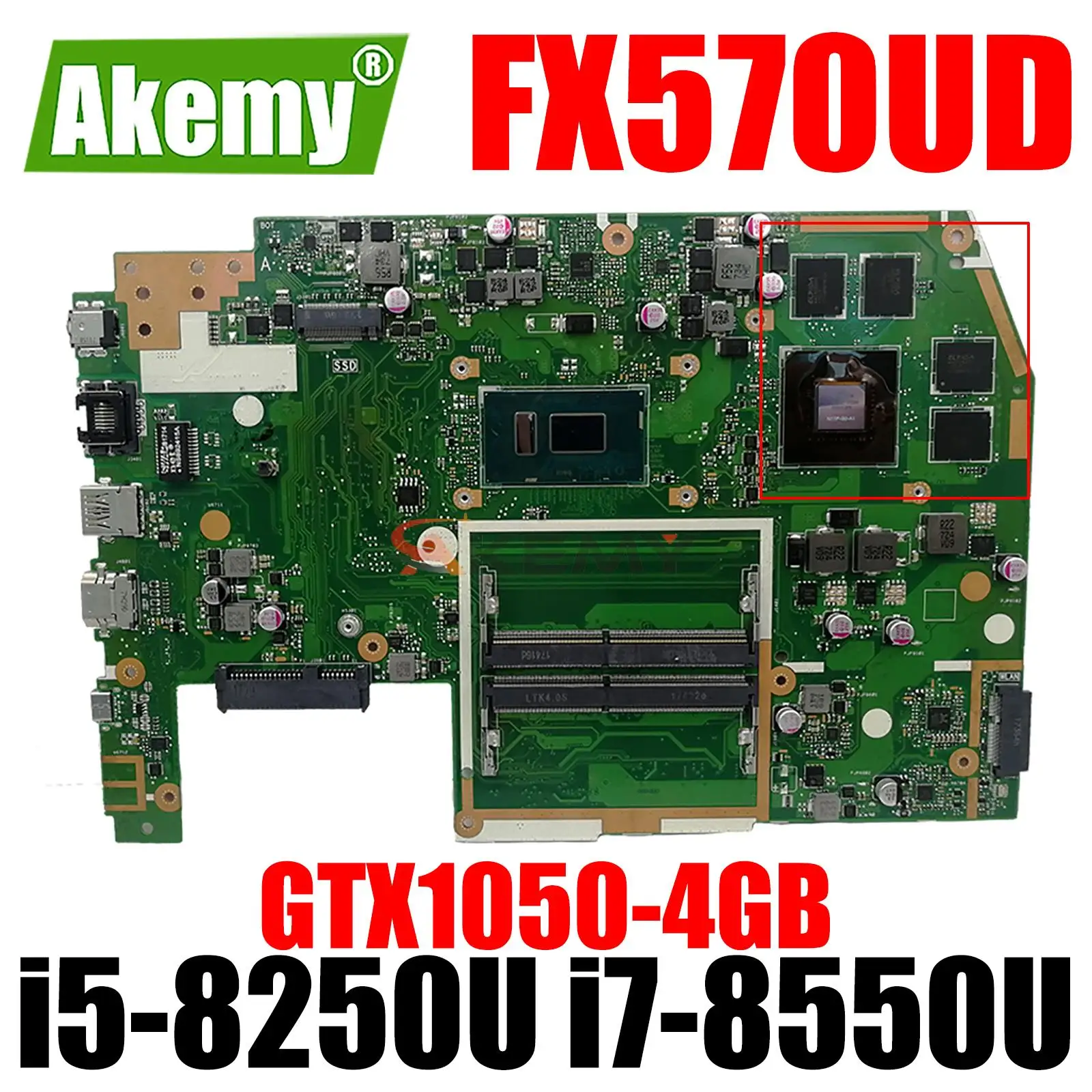 Материнская плата FX570UD GTX1050-4GB i7-8550U CPU для ASUS X570 X570U X570UD FX570U FX570UD Материнская плата ноутбука
Материнская плата FX570UD GTX1050-4GB i7-8550U CPU для ASUS X570 X570U X570UD FX570U FX570UD Материнская плата ноутбука