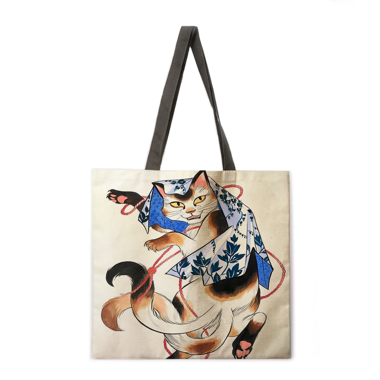 Japanese Ukiyo-e Print Reusable Shopping Bags Women's Fashion Shoulder Bags Women's Canvas Handbags Handbags
Japanese Ukiyo-e Print Reusable Shopping Bags Women's Fashion Shoulder Bags Women's Canvas Handbags Handbags