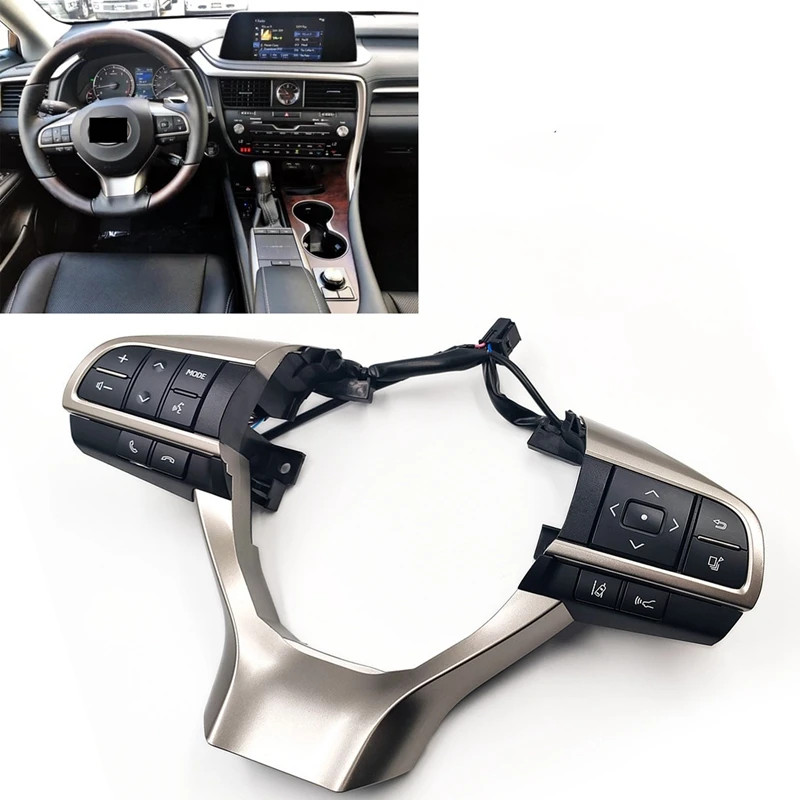 Car Radio Control Button Steering Wheel Media Buttons Switch for 2016-2020 Lexus RX300 RX450 LM LX570 GX
Car Radio Control Button Steering Wheel Media Buttons Switch for 2016-2020 Lexus RX300 RX450 LM LX570 GX