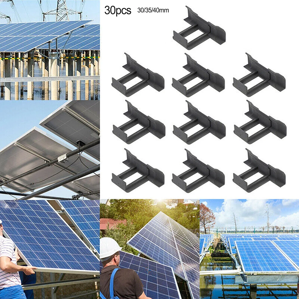 30pcs Solar Panel Mud Removal Clip Photovoltaic Panel Water Guide Mud Clamp Water Drain Water Diversion Clip 30mm/35mm/40mm
30pcs Solar Panel Mud Removal Clip Photovoltaic Panel Water Guide Mud Clamp Water Drain Water Diversion Clip 30mm/35mm/40mm