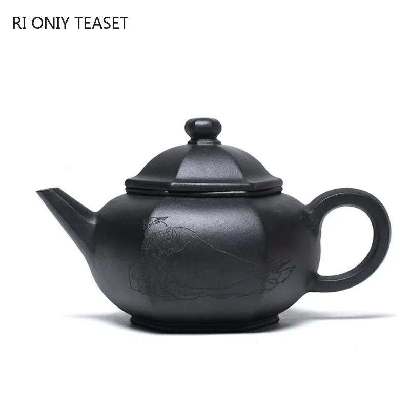 300ml Authentic Yixing Purple Clay Teapot Master Handmade Hexagonal Tea Pot Raw Ore Kettle Chinese Zisha Tea Set Gifts
300ml Authentic Yixing Purple Clay Teapot Master Handmade Hexagonal Tea Pot Raw Ore Kettle Chinese Zisha Tea Set Gifts