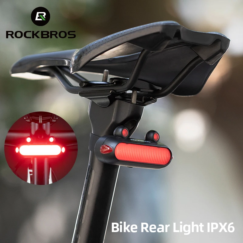ROCKBROS IPX6 Waterproof Bike Light Type-C Charging Rear Light Bicycle 5 Modes Lighting PC Ultralight Mountain Road Bike Lamp
ROCKBROS IPX6 Waterproof Bike Light Type-C Charging Rear Light Bicycle 5 Modes Lighting PC Ultralight Mountain Road Bike Lamp