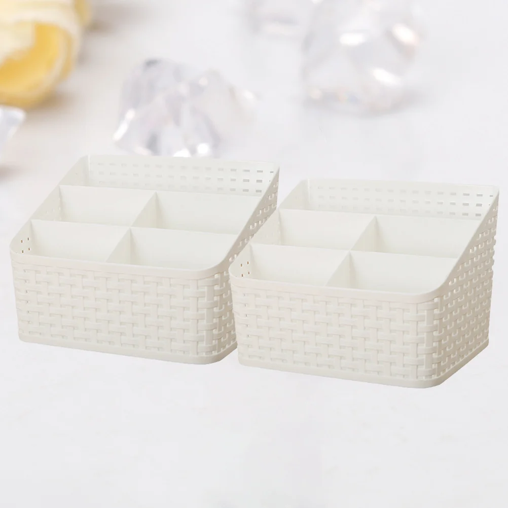 Makeup Organizer Basket Bin Brush Sectional Box Pen Slot Grid Desktop Storage Dresser Divided Compartment Holder Remote
Makeup Organizer Basket Bin Brush Sectional Box Pen Slot Grid Desktop Storage Dresser Divided Compartment Holder Remote