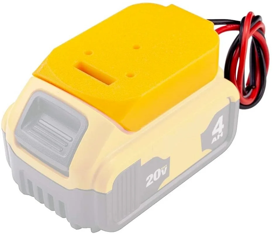 Battery Adapter Dock Li-Ion Power Connector 14AWG Robotics For Dewalt 18/20V Max Robotics Power Output Connector DIY
Battery Adapter Dock Li-Ion Power Connector 14AWG Robotics For Dewalt 18/20V Max Robotics Power Output Connector DIY