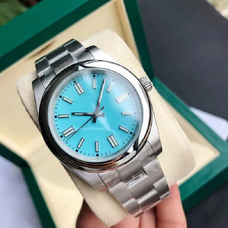 Luxury Mens Watch 41mm Waterproof Automatic Mechanical movement Oyster stainless steel Strap Male Wristwatch Men's sport watches
Luxury Mens Watch 41mm Waterproof Automatic Mechanical movement Oyster stainless steel Strap Male Wristwatch Men's sport watches