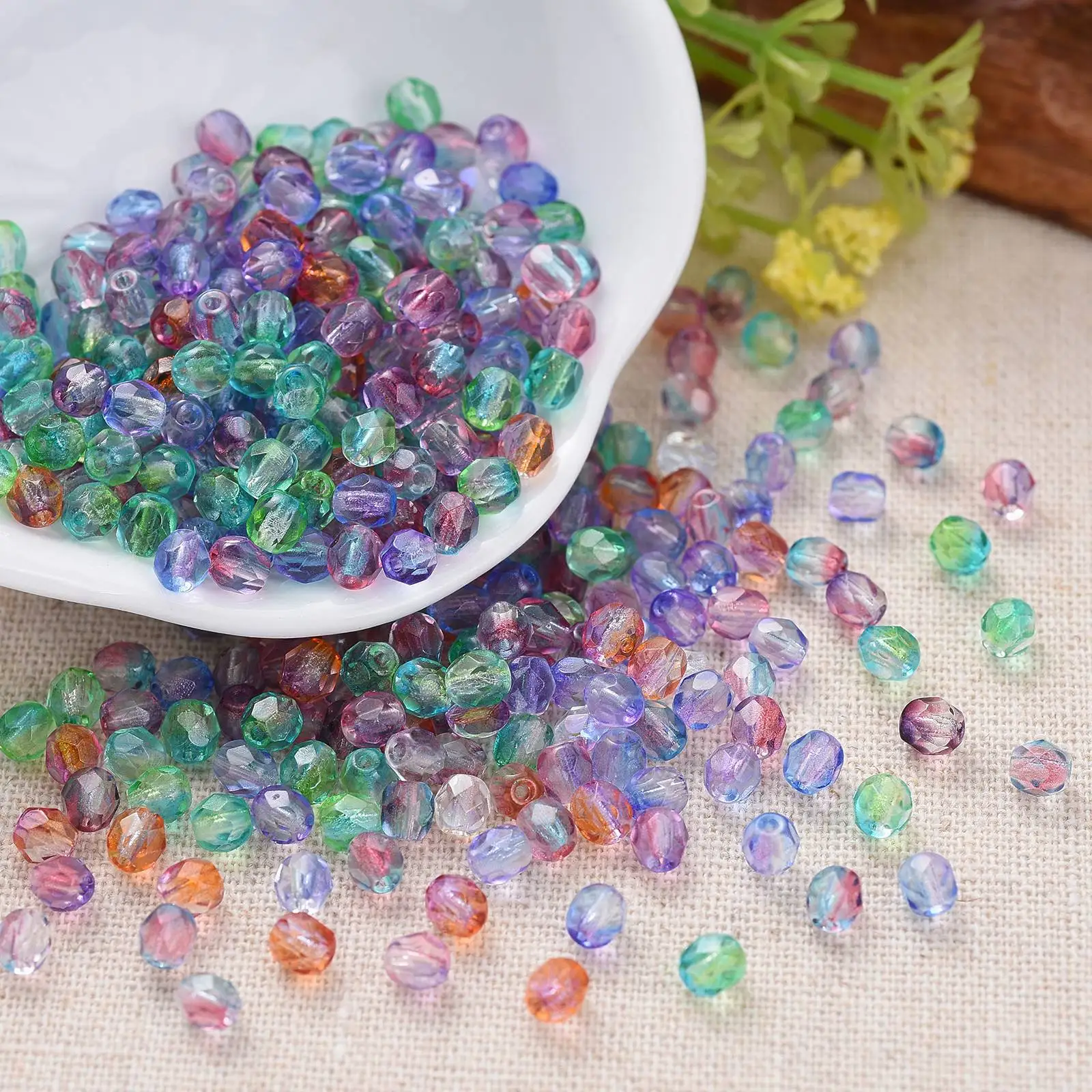 1437pcs~1443pcs/bag Czech Lampwork Beads Frosted Faceted Drum Glass Beads Colorful For Necklace Bracelet Jewelry Making 4x4mm
1437pcs~1443pcs/bag Czech Lampwork Beads Frosted Faceted Drum Glass Beads Colorful For Necklace Bracelet Jewelry Making 4x4mm