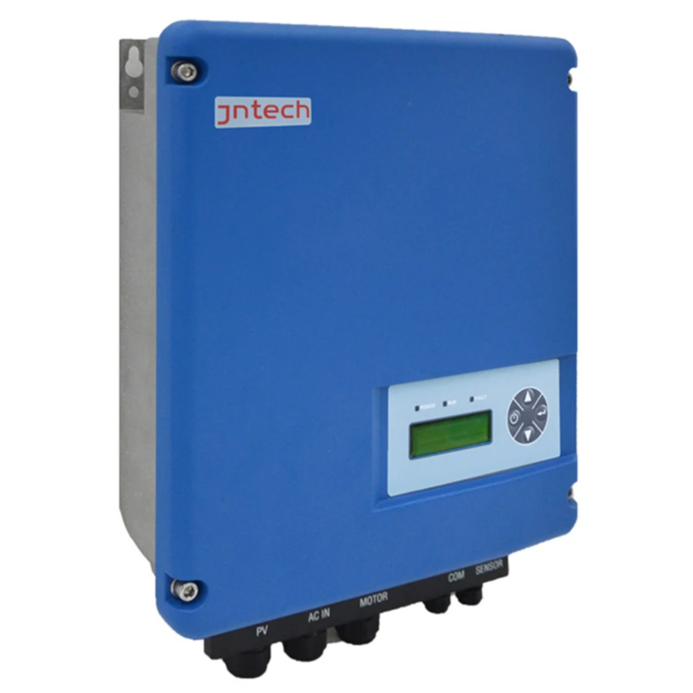 JNTECH от 0,75 кВт до 165KW трехфазный солнечный насос, постоянный ток, вход переменного тока, контроллер MPPT, гибридный солнечный насос, инвертор для насоса
JNTECH от 0,75 кВт до 165KW трехфазный солнечный насос, постоянный ток, вход переменного тока, контроллер MPPT, гибридный солнечный насос, инвертор для насоса