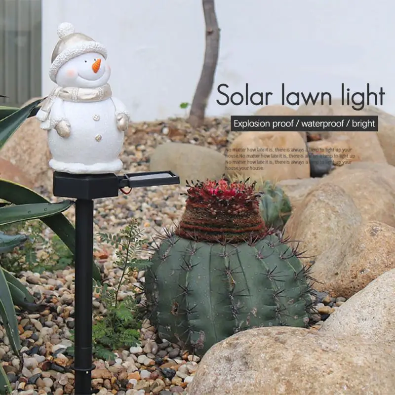 LED Solar Resin Snowman Lawn Lawn Courtyard Garden Decorative Landscape Luminous Lamp
LED Solar Resin Snowman Lawn Lawn Courtyard Garden Decorative Landscape Luminous Lamp