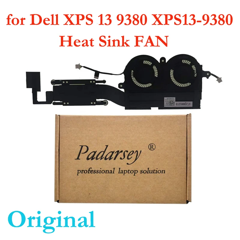 Pardarsey New Original for Dell Laptop XPS 13 9380 XPS13-9380 Cpu Heatsink Fan Radiator Module Cooling Fan 0WCX2D WCX2D
Pardarsey New Original for Dell Laptop XPS 13 9380 XPS13-9380 Cpu Heatsink Fan Radiator Module Cooling Fan 0WCX2D WCX2D