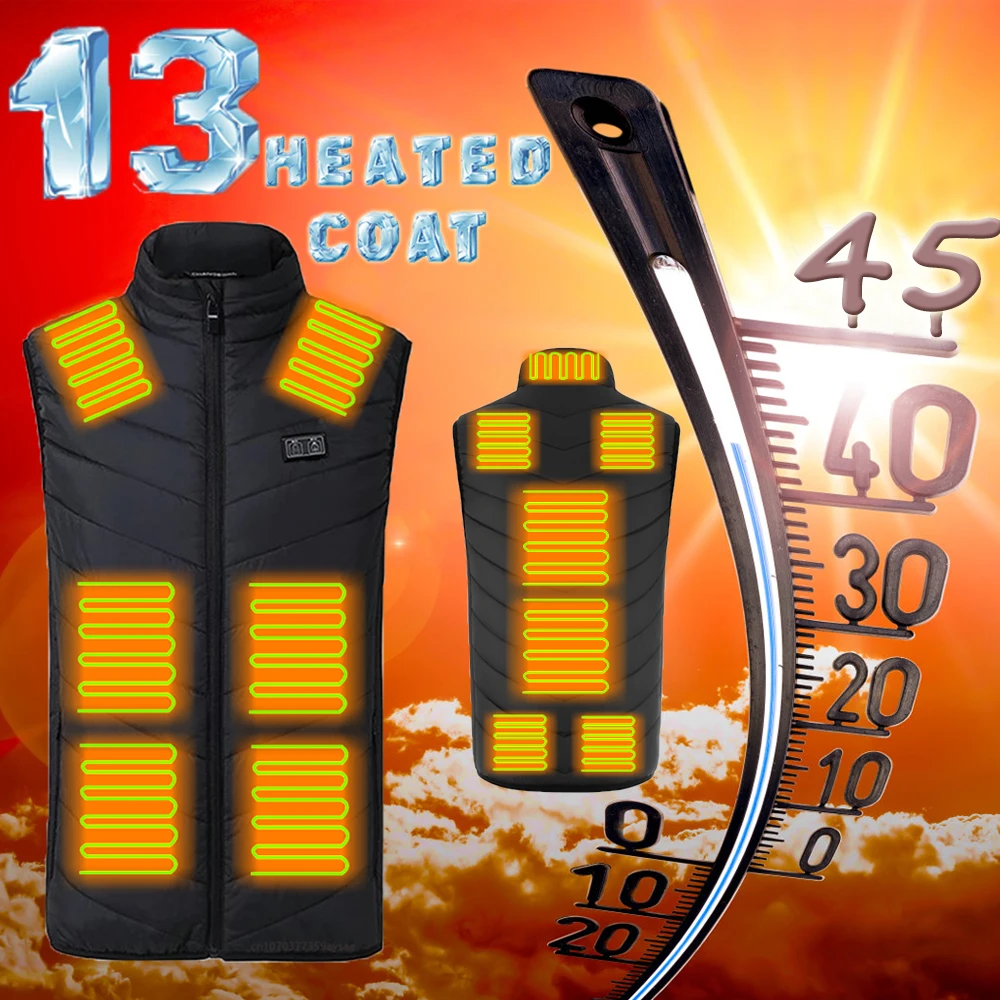 13/11 Areas USB Heated Vest With Hood Winter Outdoor Men's Hunting Vest Heated Jackets Thermal Clothing Coat Tactical Vest
13/11 Areas USB Heated Vest With Hood Winter Outdoor Men's Hunting Vest Heated Jackets Thermal Clothing Coat Tactical Vest