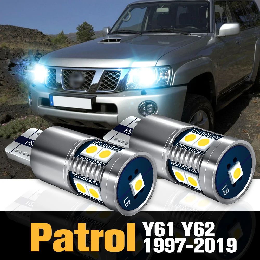 2pcs Canbus LED Clearance Light Parking Lamp Accessories For Nissan Patrol Y61 Y62 1997-2019 2011 2012 2013 2014 2015 2016 2017
2pcs Canbus LED Clearance Light Parking Lamp Accessories For Nissan Patrol Y61 Y62 1997-2019 2011 2012 2013 2014 2015 2016 2017