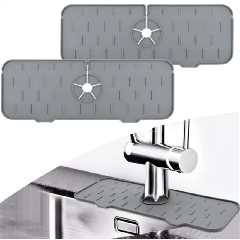 Kitchen Faucet Absorbent Mat Sink Splash Guard Silicone Faucet Splash Catcher Countertop Protector For Bathroom Kitchen Gadgets
Kitchen Faucet Absorbent Mat Sink Splash Guard Silicone Faucet Splash Catcher Countertop Protector For Bathroom Kitchen Gadgets