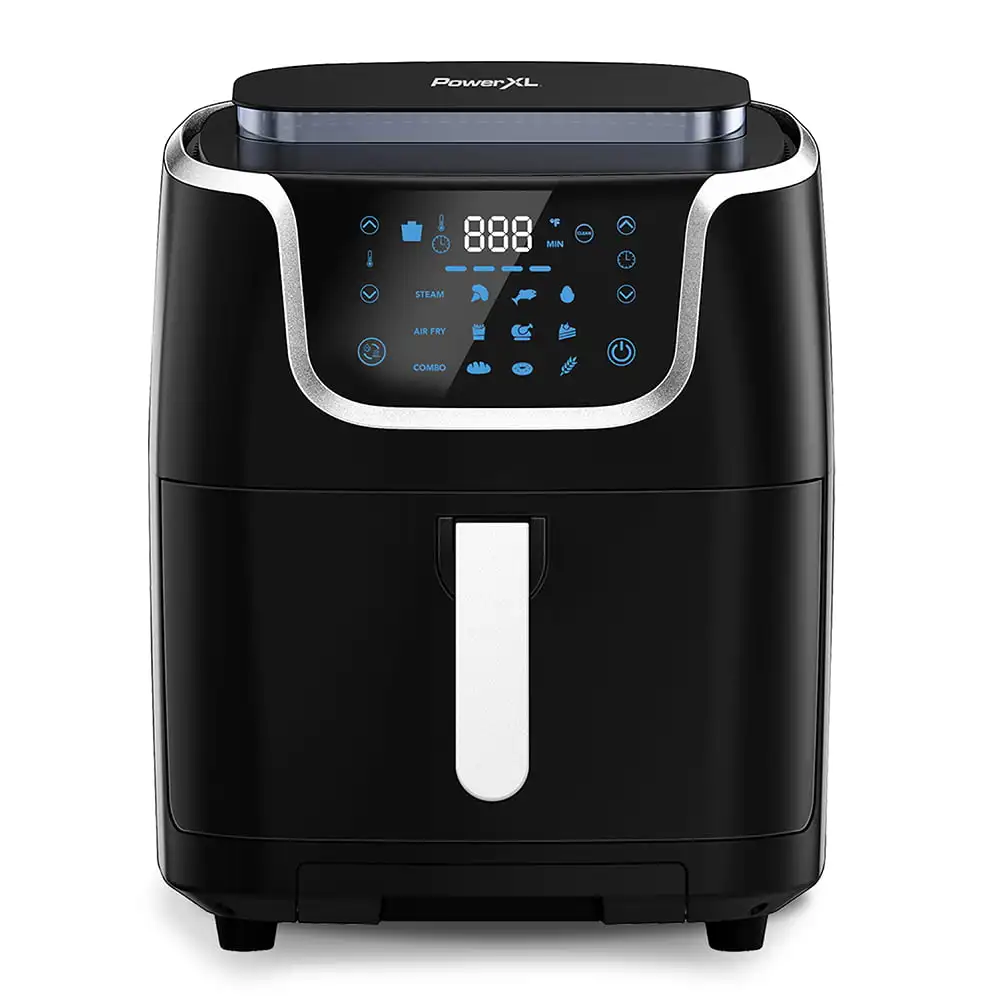 Steamer Air Fryer 7 Quart Capacity, Vegetable Steamer and Air Fryer, Black, 1700W
Steamer Air Fryer 7 Quart Capacity, Vegetable Steamer and Air Fryer, Black, 1700W