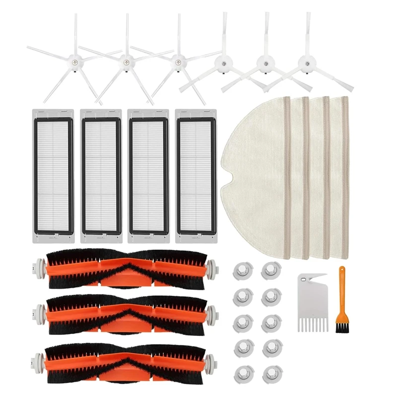30 Pcs Replacement Parts Accessories Kit For Roborock S5 S6 E20 E25 E35 S50 For Xiaomi Mi Mijia Robotic Vacuum Cleaner
30 Pcs Replacement Parts Accessories Kit For Roborock S5 S6 E20 E25 E35 S50 For Xiaomi Mi Mijia Robotic Vacuum Cleaner