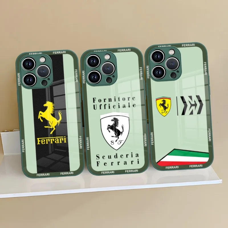 Роскошный автомобильный чехол Ferrari, фиолетовый, зеленый, стекло для IPhone 13 14 12 11 Pro Max Plus Mini X XR 8 7 6s SE2020, чехол
Роскошный автомобильный чехол Ferrari, фиолетовый, зеленый, стекло для IPhone 13 14 12 11 Pro Max Plus Mini X XR 8 7 6s SE2020, чехол
