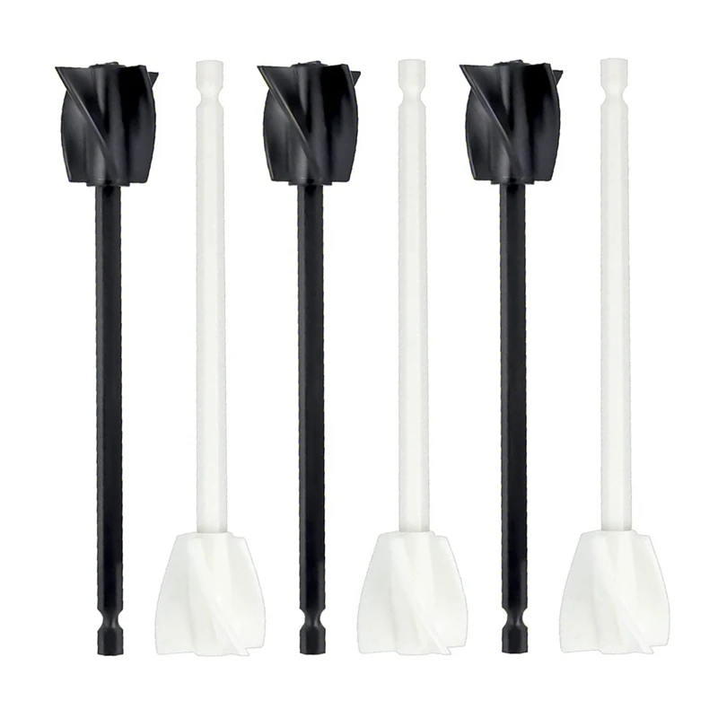 6Pcs Epoxy Mixer Attachment For Drill, For Drilling Mixing Epoxy Painting Ceramic Glaze, 6.5Inch Length (Black, White)
6Pcs Epoxy Mixer Attachment For Drill, For Drilling Mixing Epoxy Painting Ceramic Glaze, 6.5Inch Length (Black, White)