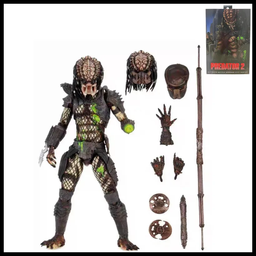 В наличии 1/10 Predator P2 Городской охотник, издание повреждений, аниме экшн-фигурка 7 дюймов, модель, игрушки, детские рождественские подарки
В наличии 1/10 Predator P2 Городской охотник, издание повреждений, аниме экшн-фигурка 7 дюймов, модель, игрушки, детские рождественские подарки