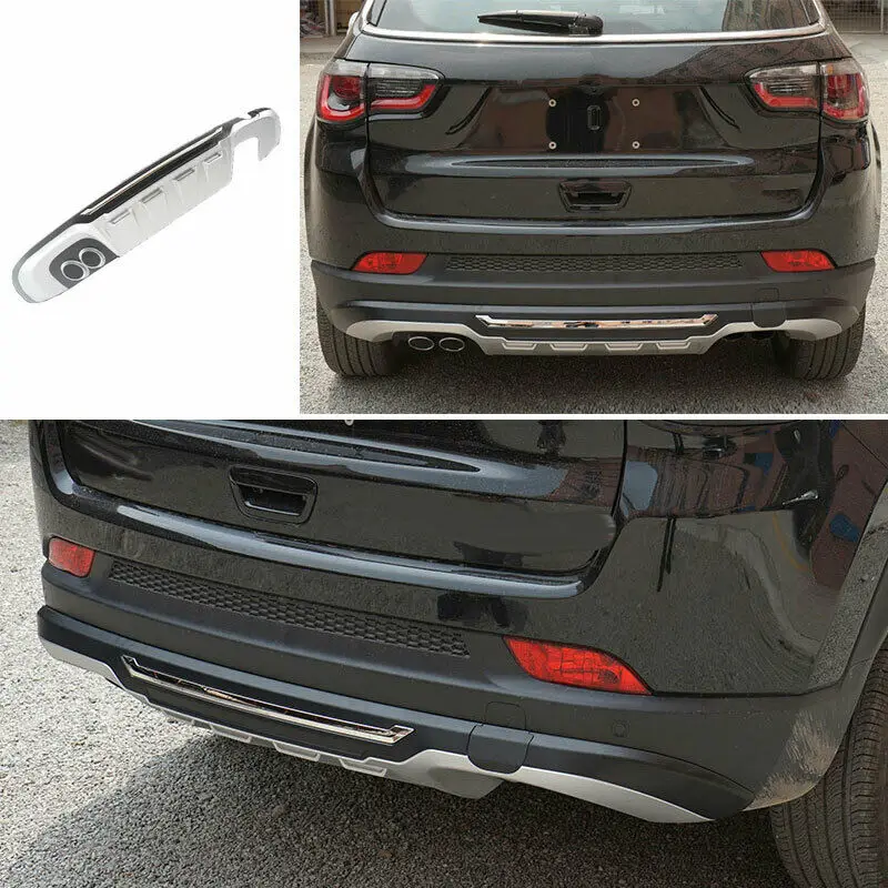 Для 2017 2018-2020 Jeep Compass ABS Серебряная задняя противоскользящая пластина бампер Защитная панель
Для 2017 2018-2020 Jeep Compass ABS Серебряная задняя противоскользящая пластина бампер Защитная панель