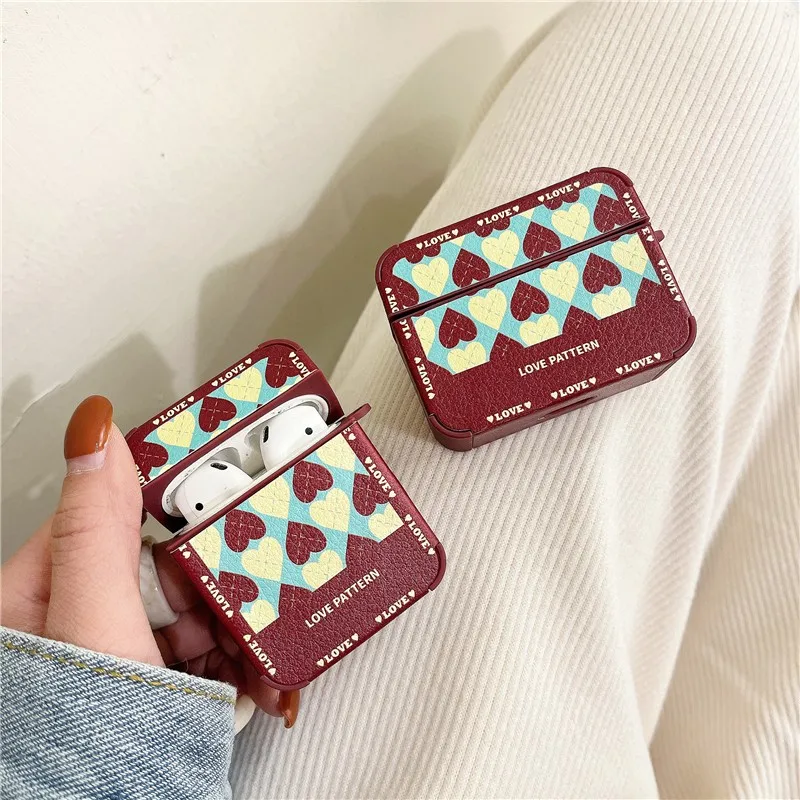 Cute College Style Love For Airpods Pro 3 1 2 Female Anti-drop Soft Protective Cover Pu Leather Headphone Carrying Box Fundas
Cute College Style Love For Airpods Pro 3 1 2 Female Anti-drop Soft Protective Cover Pu Leather Headphone Carrying Box Fundas