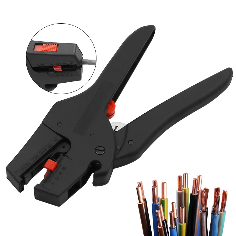 0.08-6mm Self-Adjusting Plastic Wire Stripping Pliers Common Tools for Electricians Skinning Knife Self-adjusting Insulated Wire
0.08-6mm Self-Adjusting Plastic Wire Stripping Pliers Common Tools for Electricians Skinning Knife Self-adjusting Insulated Wire