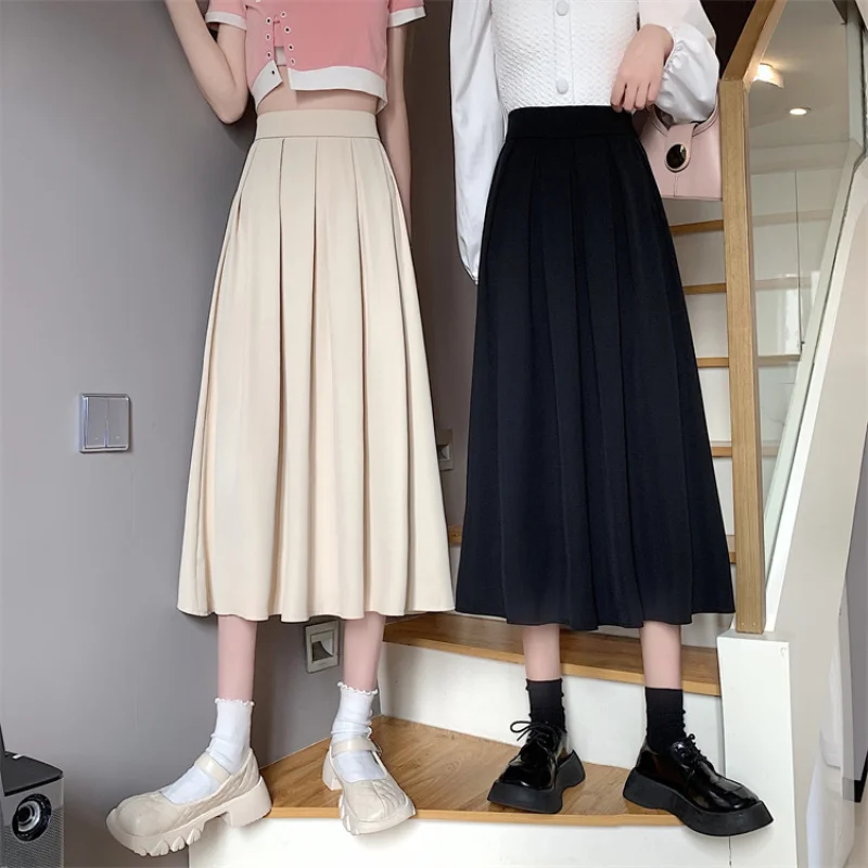 Elegant Chiffon Black Skirt Long Skirt 2023 Summer Spring Solid Color Pleated Skirt for Women High Waist Elastic A-line Skirt
Elegant Chiffon Black Skirt Long Skirt 2023 Summer Spring Solid Color Pleated Skirt for Women High Waist Elastic A-line Skirt