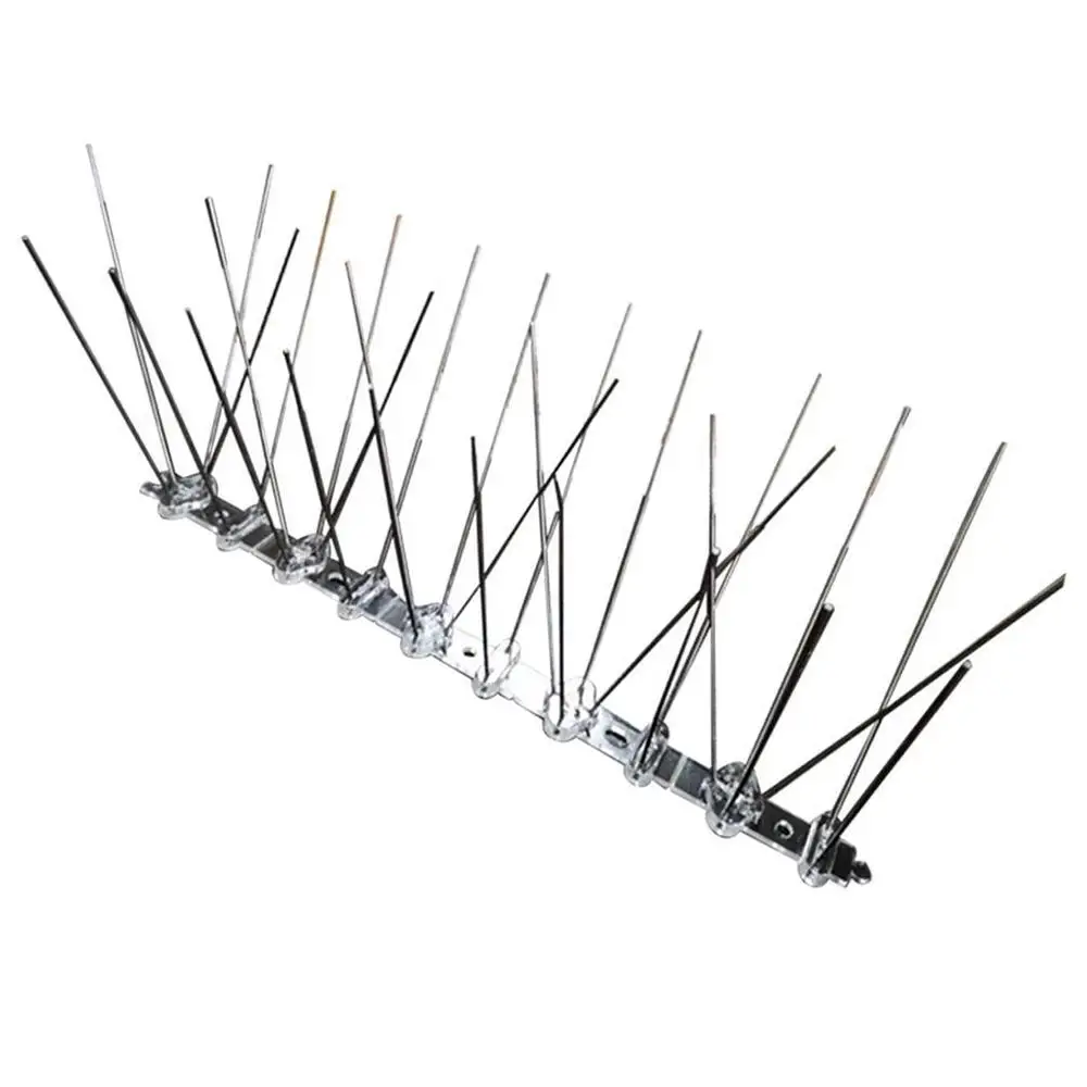 Stainless Steel Bird Thorn Garden Orchard Fence Bird Spikes Catcher Repeller Anti-Theft Pigeon Nails Plastic Base
Stainless Steel Bird Thorn Garden Orchard Fence Bird Spikes Catcher Repeller Anti-Theft Pigeon Nails Plastic Base