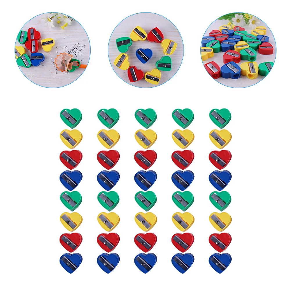 40Pcs Heart Shape Sharpeners Small Sharpener Mini Sharpener Manual Sharpeners
40Pcs Heart Shape Sharpeners Small Sharpener Mini Sharpener Manual Sharpeners