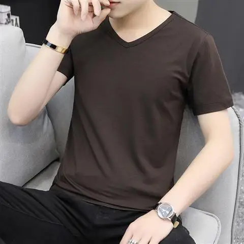 2022 summer new men's short-sleeved T-shirt breathable solid color simple slim casual o-neck T-shirt
2022 summer new men's short-sleeved T-shirt breathable solid color simple slim casual o-neck T-shirt