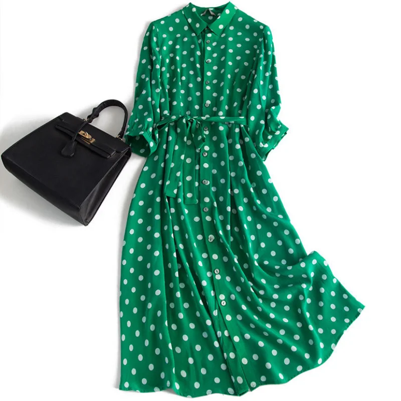 Summer Green Print Button Shirt Ladies Bandage Spring es for Women 2023 Elegant Midi Dress Vestidos Mujer
Summer Green Print Button Shirt Ladies Bandage Spring es for Women 2023 Elegant Midi Dress Vestidos Mujer