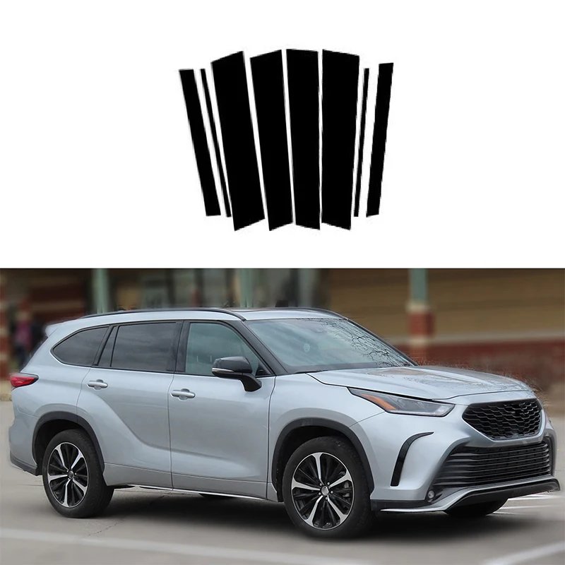 4/6/8 шт. автомобильные стойки для Toyota Highlander Kluger 2008 2009-2020 2021 2022, наклейки на отделку двери, окна, декоративный стиль
4/6/8 шт. автомобильные стойки для Toyota Highlander Kluger 2008 2009-2020 2021 2022, наклейки на отделку двери, окна, декоративный стиль