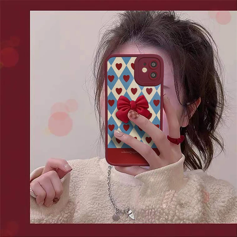 Simple Rhombus Love for Iphone12promax13 Apple 11 Phone Case Xs Drop-Resistant XR 8/7/6
Simple Rhombus Love for Iphone12promax13 Apple 11 Phone Case Xs Drop-Resistant XR 8/7/6
