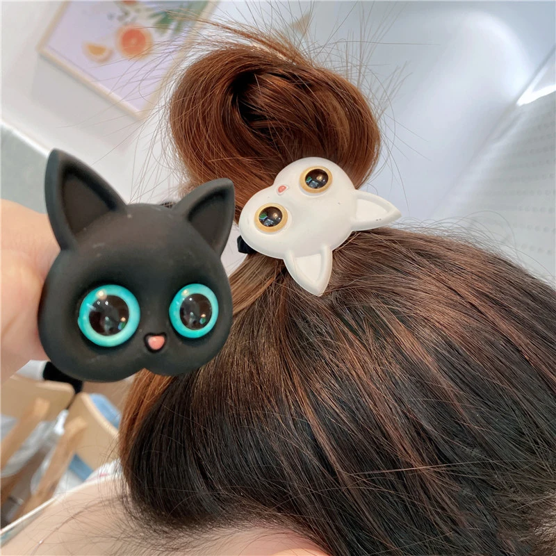 2PCS Cute Cat Lovely Hair Bands Hairpin Women Cartoon Rubber Bands Elastic Headwear Ornaments Hairclip Girls Accessories
2PCS Cute Cat Lovely Hair Bands Hairpin Women Cartoon Rubber Bands Elastic Headwear Ornaments Hairclip Girls Accessories