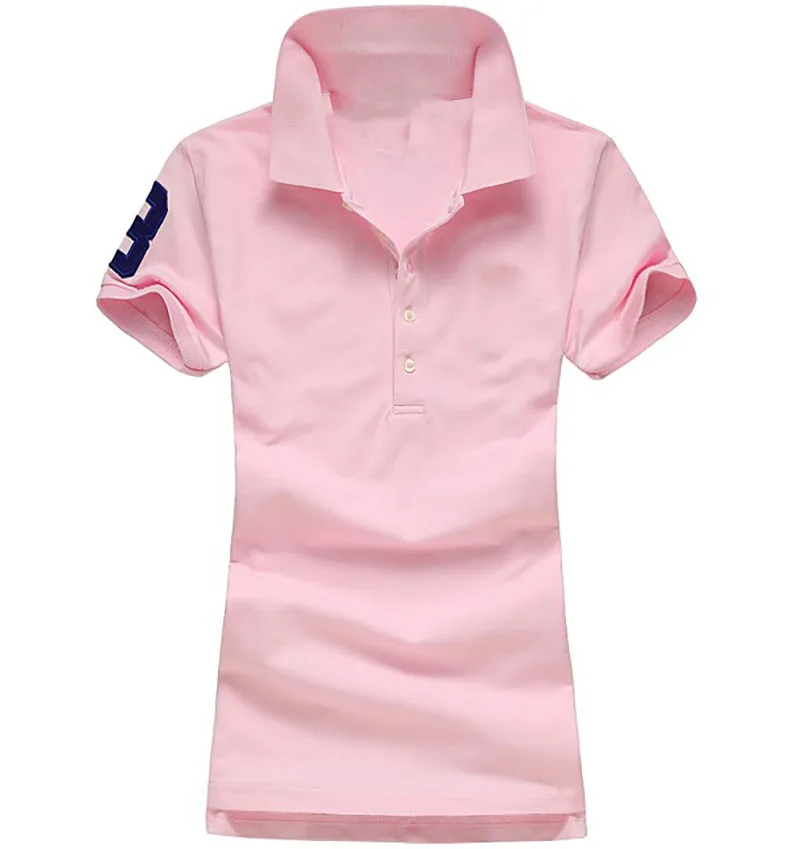 Top quality Summer New women's big horse polo short sleeve polo shirts 100% cotton casual solid colour lady tees fashion femme
Top quality Summer New women's big horse polo short sleeve polo shirts 100% cotton casual solid colour lady tees fashion femme