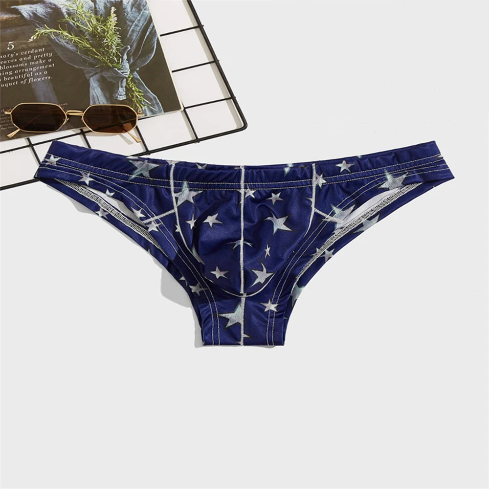 Mens Briefs Sexy U Convex Stars Printed Underpants Low Rise Waist Pouch Enhancing Sheer Underwear High Elastic String Homme
Mens Briefs Sexy U Convex Stars Printed Underpants Low Rise Waist Pouch Enhancing Sheer Underwear High Elastic String Homme