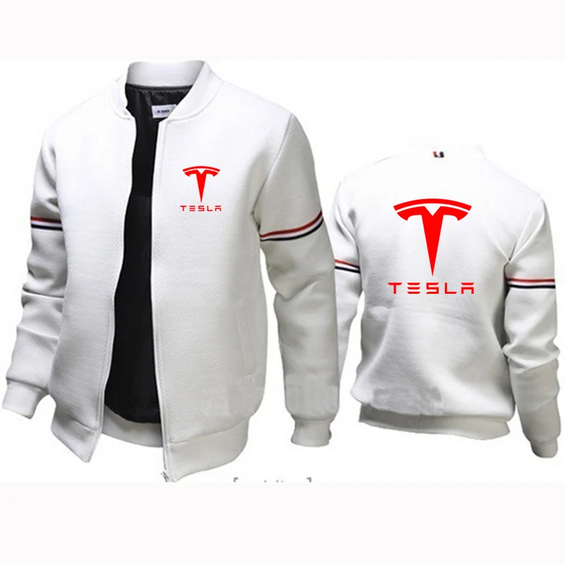 2023 Spring Autumn Tesla Logo Print Harajuku Solid Color Sweatshirt Men's Cotton Hip Hop Comfortable Stripe Collar Flight Jacket
2023 Spring Autumn Tesla Logo Print Harajuku Solid Color Sweatshirt Men's Cotton Hip Hop Comfortable Stripe Collar Flight Jacket