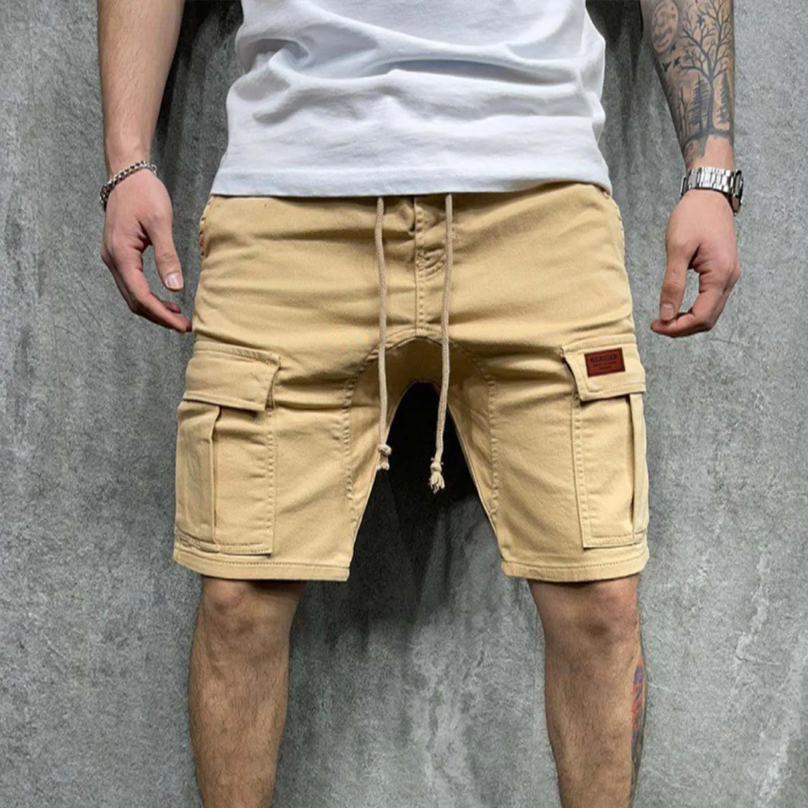 Cotton Cargo Shorts Solid Color Streetwear Dailywear Trunks Summer Men's Shorts Casual Breathable Running Pantalones Cortos
Cotton Cargo Shorts Solid Color Streetwear Dailywear Trunks Summer Men's Shorts Casual Breathable Running Pantalones Cortos