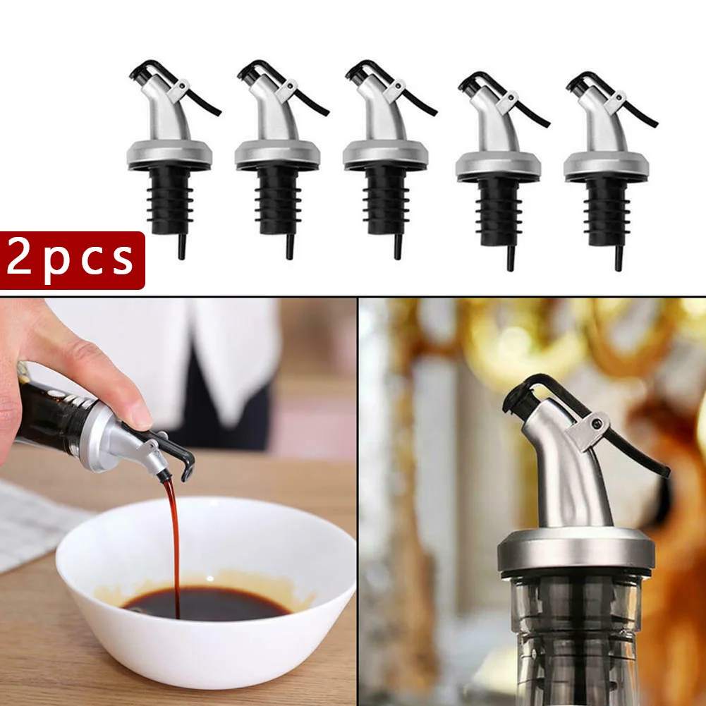 Oil Bottle Dispenser Stopper Lock Plug Bottle Mouth Leak-proof Rubber Nozzle Dispenser Wine Pourer Kitchen
Oil Bottle Dispenser Stopper Lock Plug Bottle Mouth Leak-proof Rubber Nozzle Dispenser Wine Pourer Kitchen