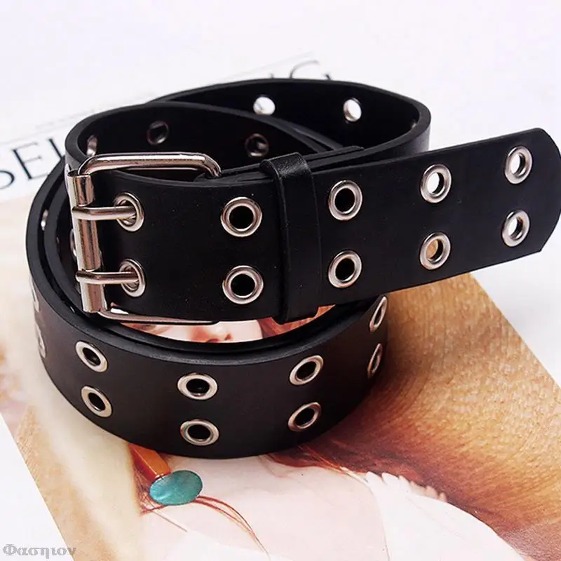 Punk PU Leather Pin Buckle Women Belt Wind Jeans New Style Fashion Female Black Free Size Grommet Belts For Pants 152
Punk PU Leather Pin Buckle Women Belt Wind Jeans New Style Fashion Female Black Free Size Grommet Belts For Pants 152