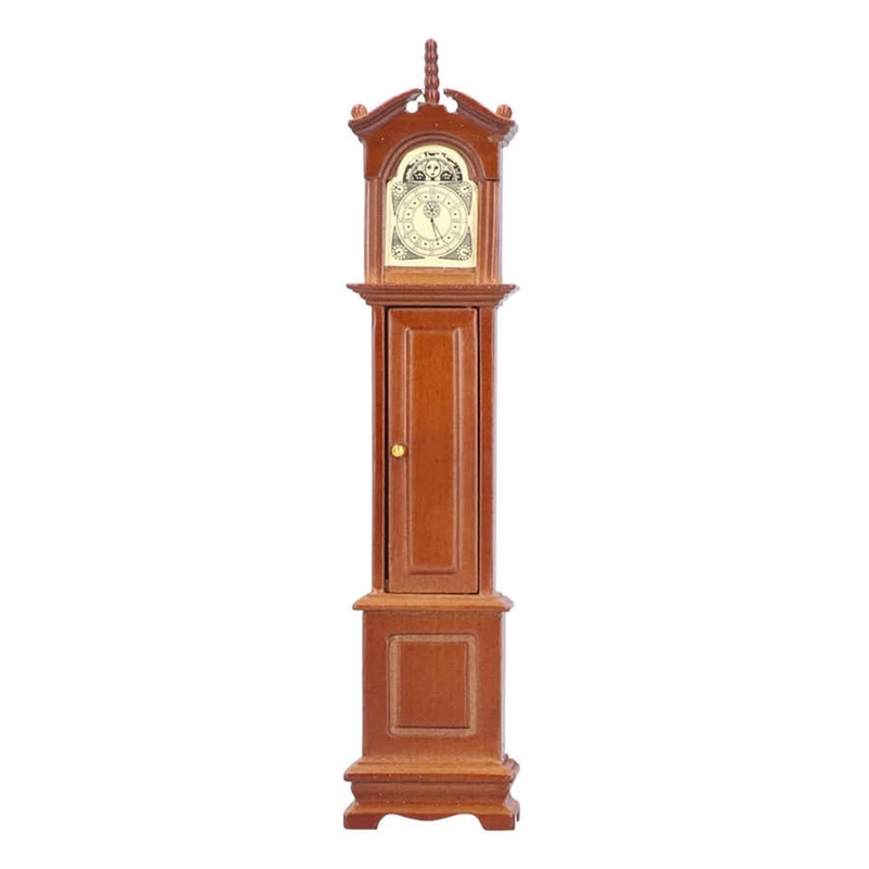 1/12 Dollhouse Miniature Grandfather Clock Wooden Dolls House Living Room Decor Furniture DIY Doll House Accessory
1/12 Dollhouse Miniature Grandfather Clock Wooden Dolls House Living Room Decor Furniture DIY Doll House Accessory
