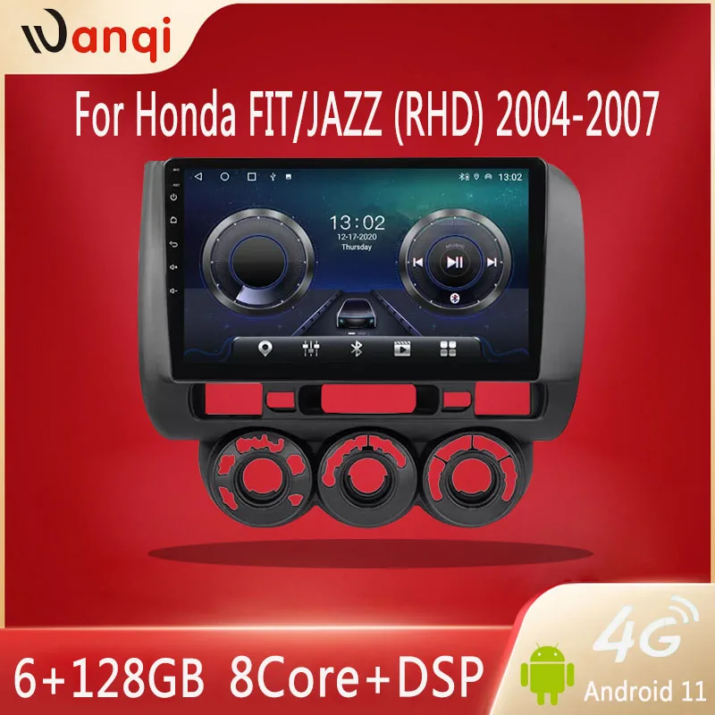 Wanqi Android 11 для Honda Fit/Jazz (RHD) 2004-2007 автомобильный видеоплеер радио мультимедиа WIFI 4G поддержка GPS навигации AHD BT
Wanqi Android 11 для Honda Fit/Jazz (RHD) 2004-2007 автомобильный видеоплеер радио мультимедиа WIFI 4G поддержка GPS навигации AHD BT