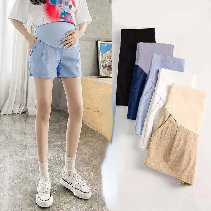 Maternity Shorts for Pregnancy Summer Clothes Cotton Linen Wide Leg Pants Women Pregnant Outwear Short Pants Mother Trousers
Maternity Shorts for Pregnancy Summer Clothes Cotton Linen Wide Leg Pants Women Pregnant Outwear Short Pants Mother Trousers