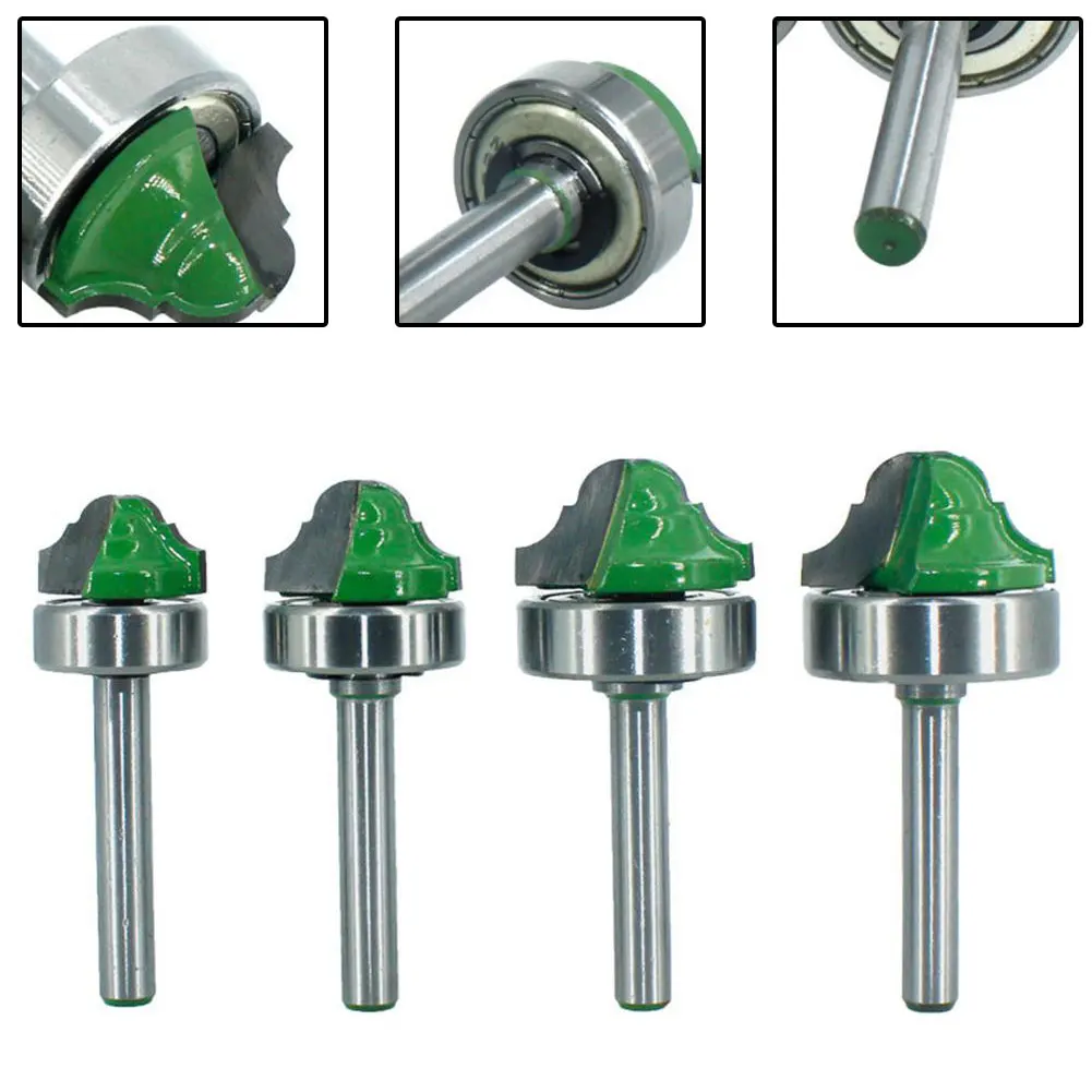 1PC 8mm Shank Bearing Milling Cutter Shank Double Roman Edging Router Bit Milling Cutter Wood Woodworking Tool
1PC 8mm Shank Bearing Milling Cutter Shank Double Roman Edging Router Bit Milling Cutter Wood Woodworking Tool